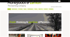 Desktop Screenshot of honeybootlemon.com